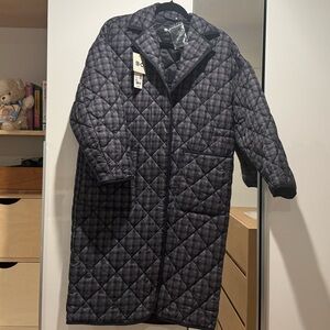 UNIQLO C (Claire Wright limited collection) NWT Plaid Coat